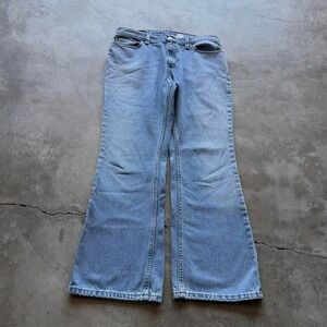 Vintage 90's Levi's 515 low rise boot cut flare Denim jeans  Women's size 12